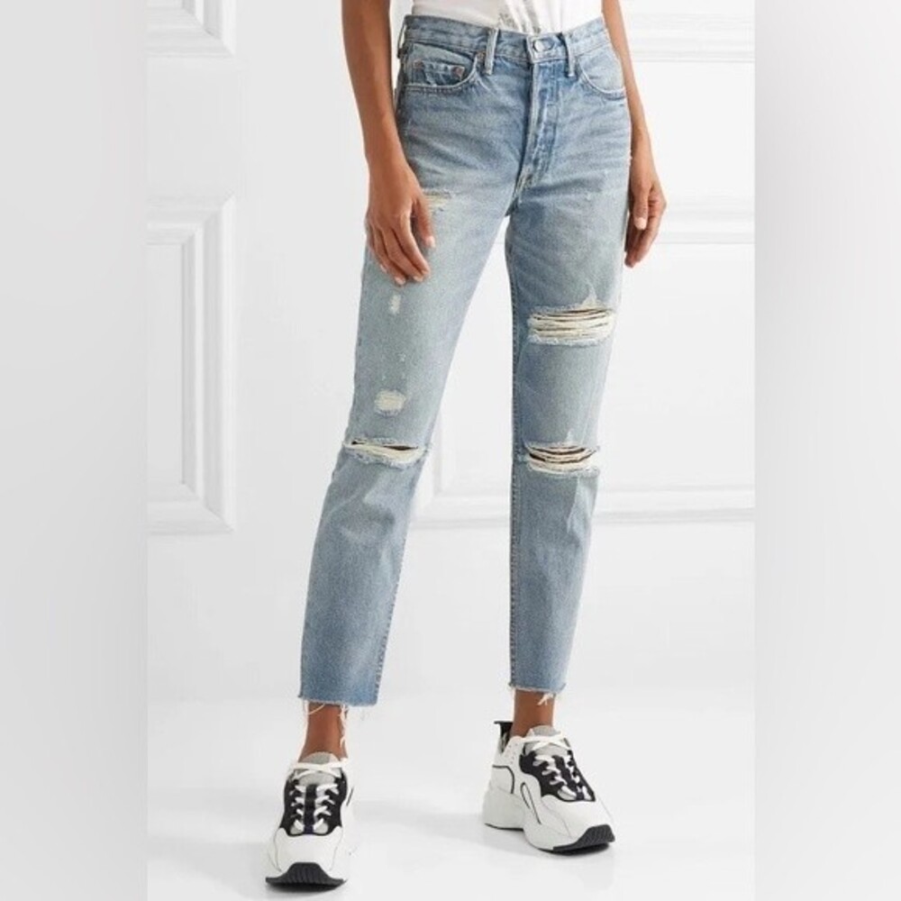 GRLFRND Jeans Karolina High Rise Jean in A Little More Love Wash Size 30 Petite